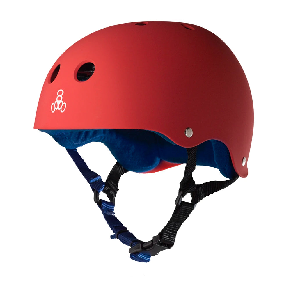 Casco Triple Eight Sweatsaver Rojo - Azul