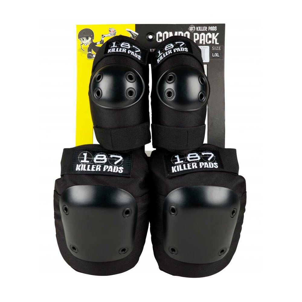 Combo de protecciones 187 Killer Pads Combo Pack Negro