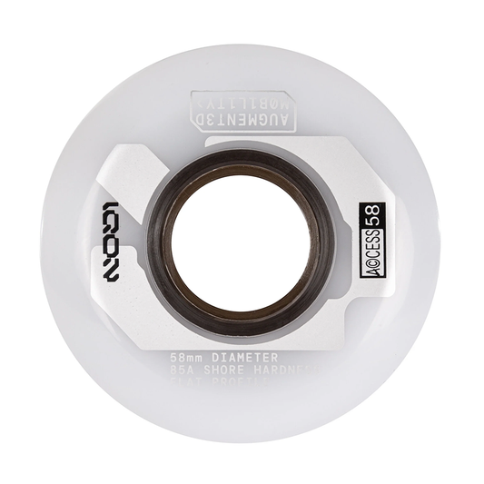 Ruedas Iqon acces 58 mm blancas